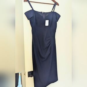Le Chateau Navy Formal Midi Dress - BNWT